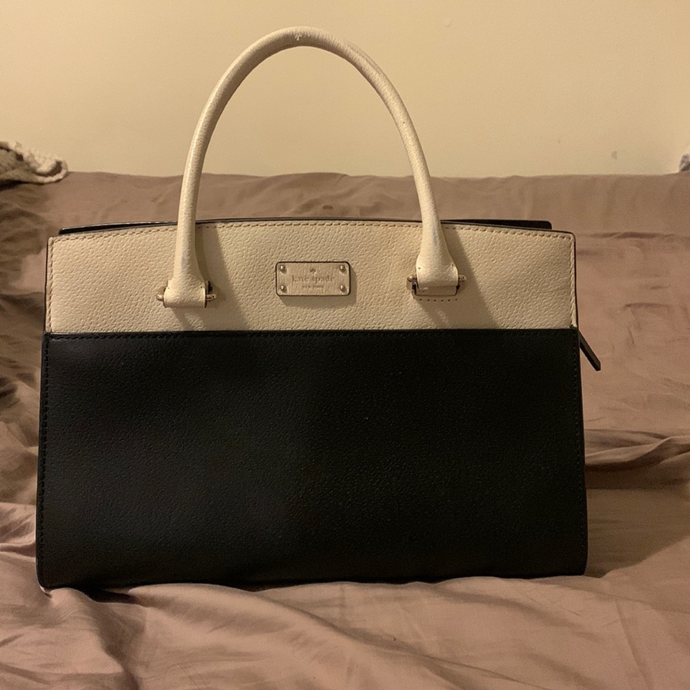Kate Spade black and white bag